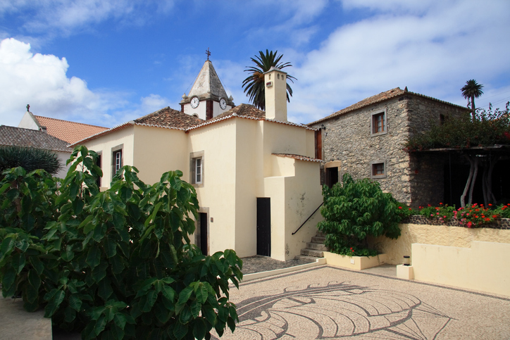 Binnenplaats van Casa Colombo op Porto Santo
