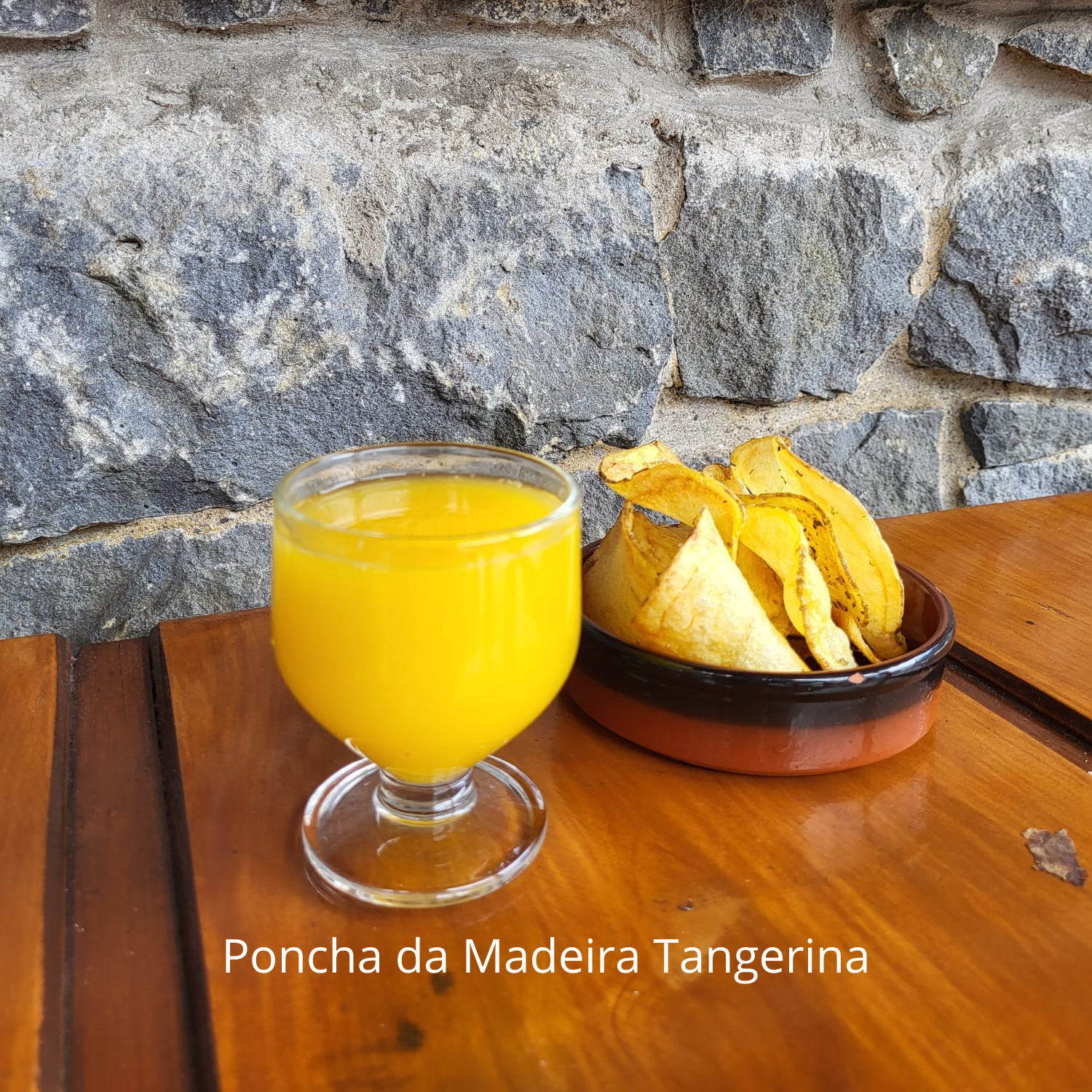 Poncha met mandarijn op Madeira