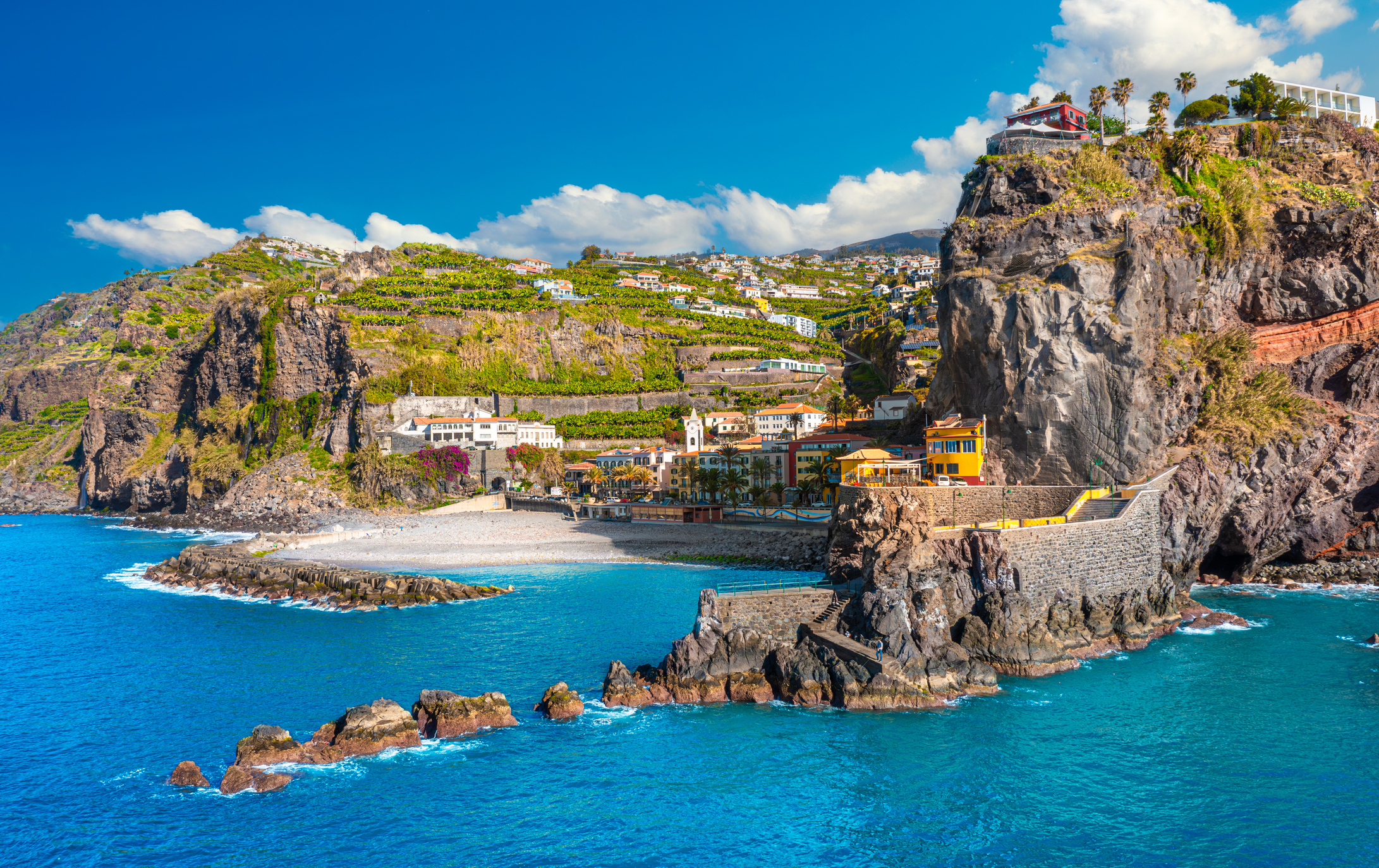 Zonnig Madeira tijdens een vakantie in juli
