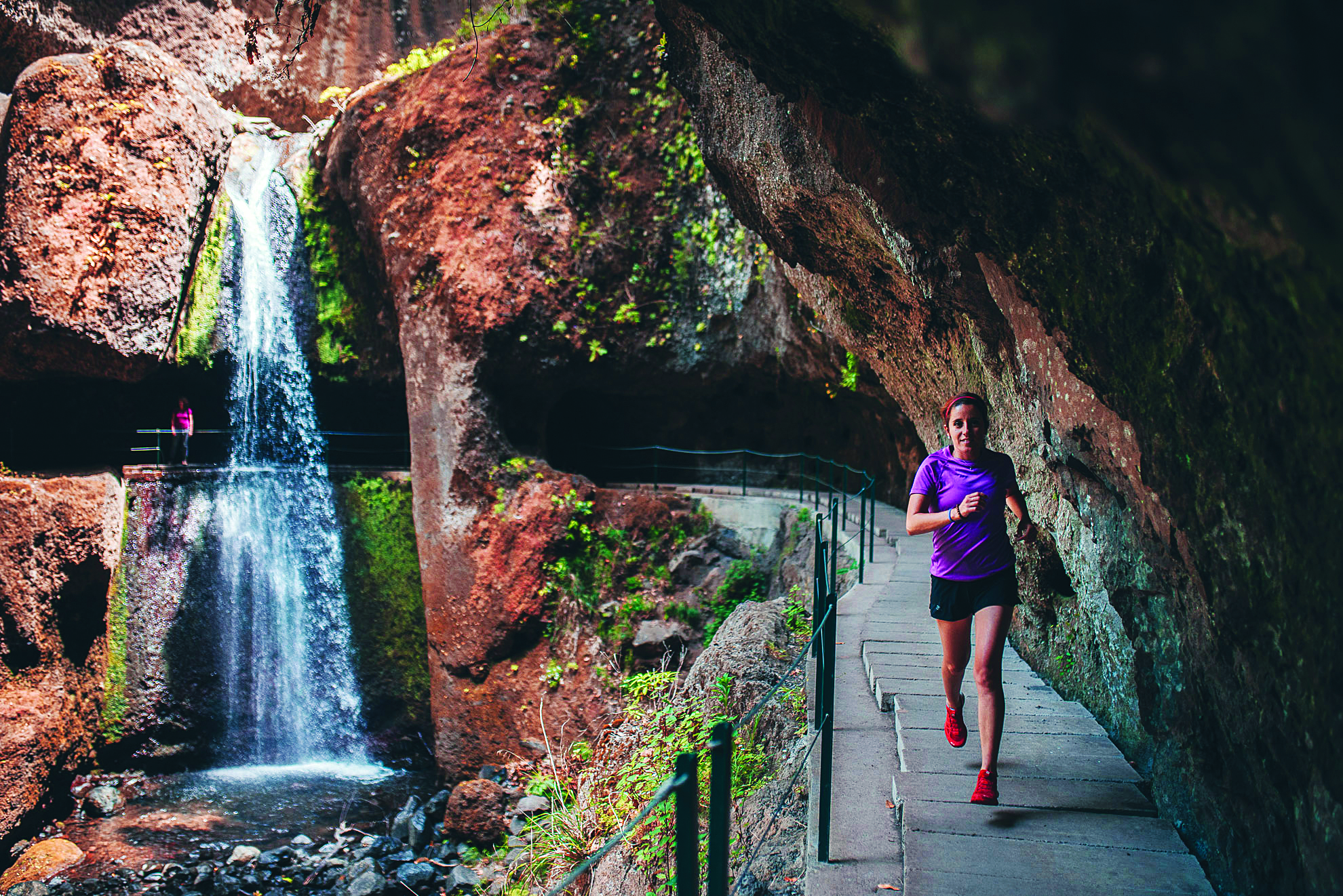 Trailrunning door het landschap van Madeira in augustus