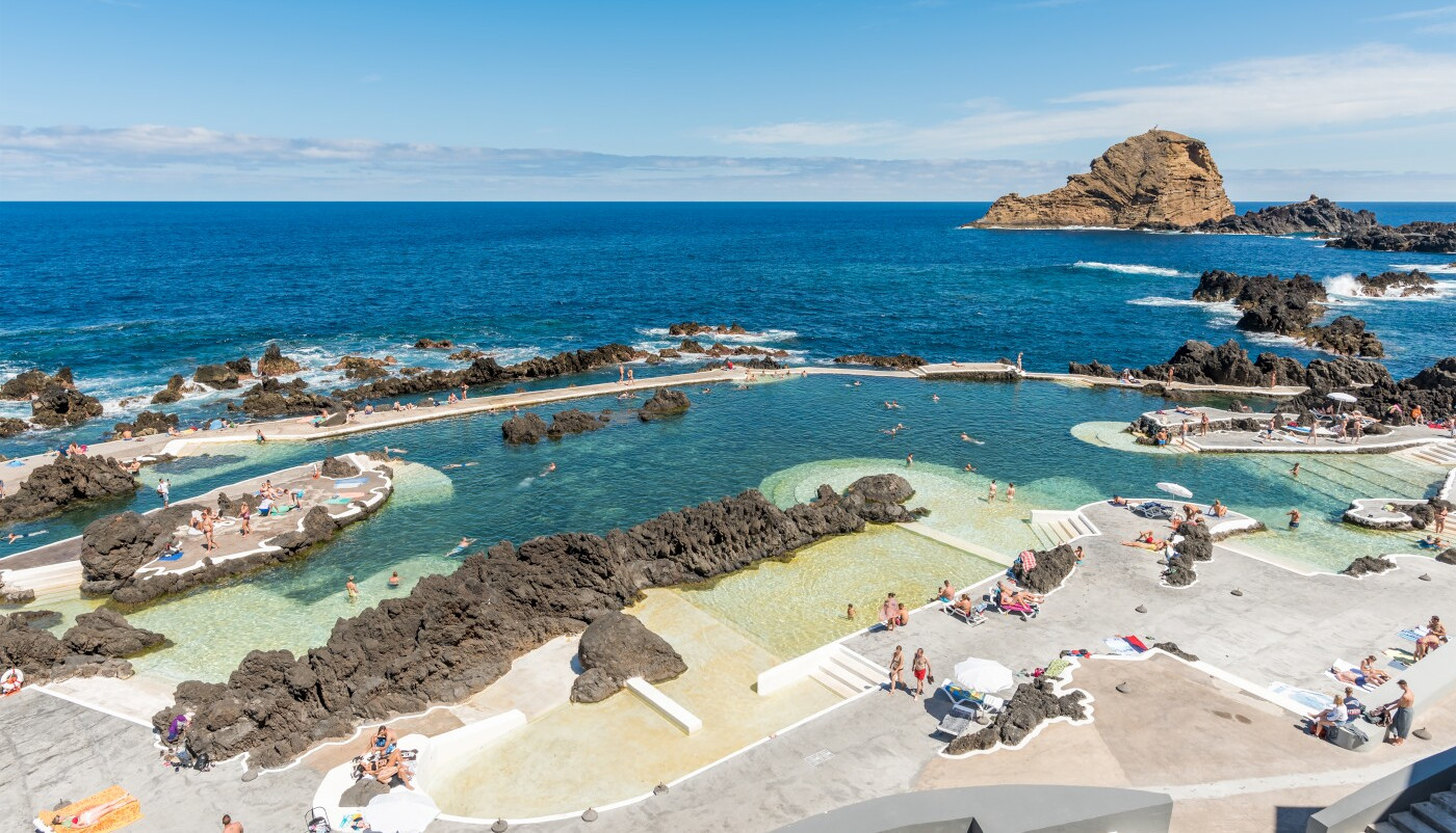 Aqua Natura Madeira bij de natuurlijke zwembaden van Porto Moniz